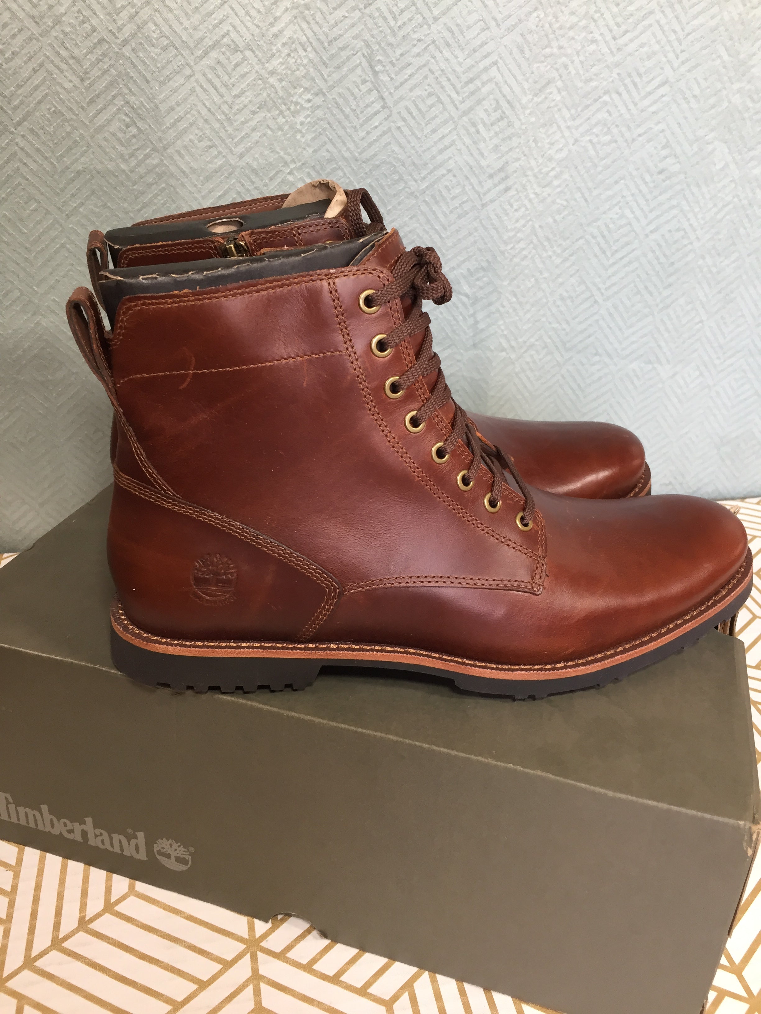 Timberland Men's Kendrick Side Zip Waterproof Boot - Brown - US Men's 9 M/M (7861591998702)